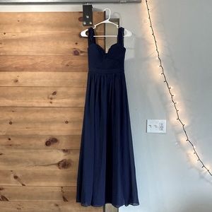 Navy Blue Formal Dress
